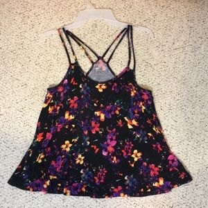 Flowy floral tank top